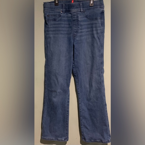 SPANX Denim - SPANX Medium Wash Flare Jeans Wide Leg